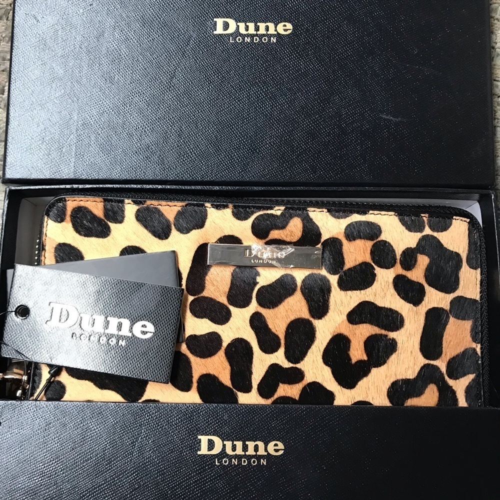 New DUNE London Calf Skin Clutch Wristlet